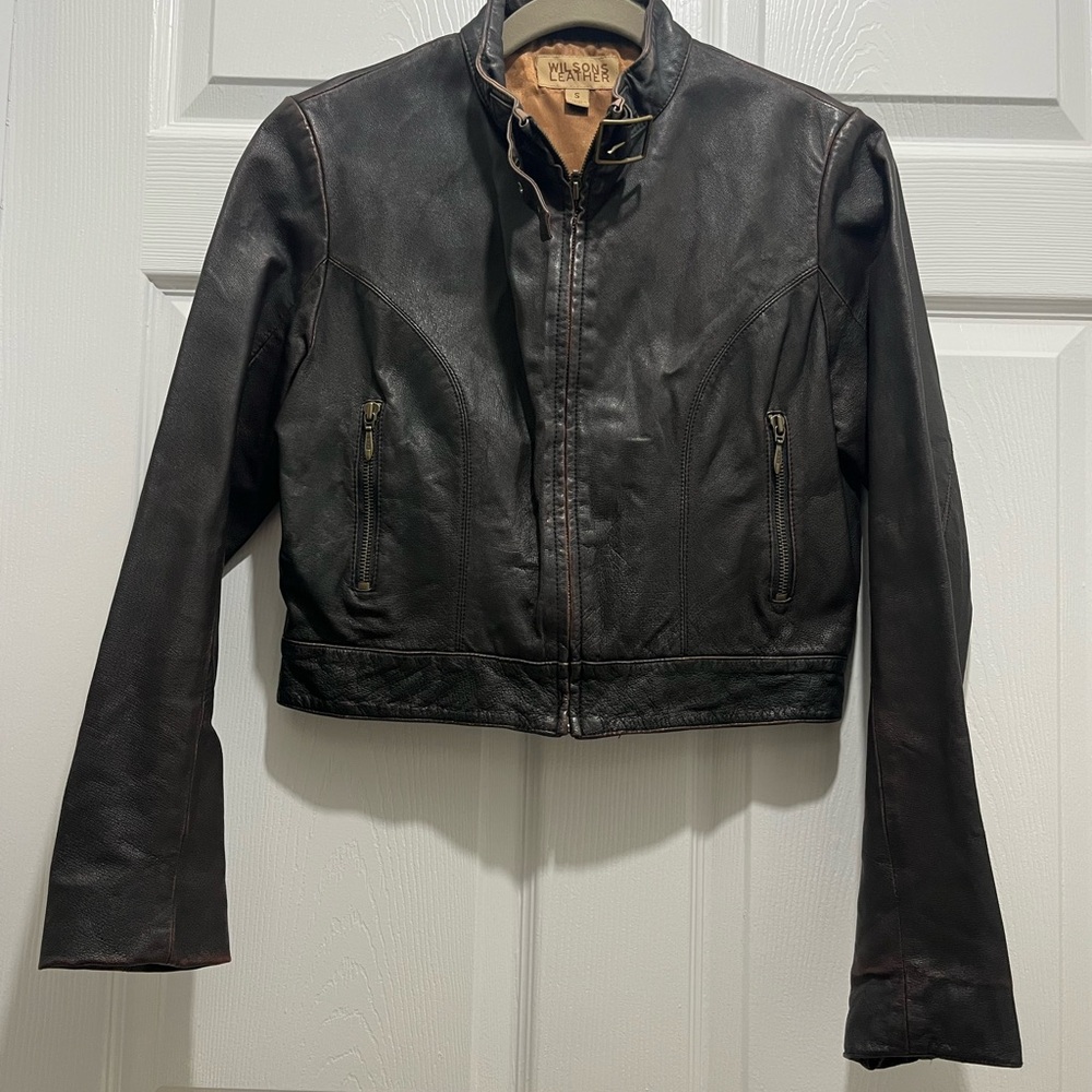 Women's Black Leather Jacket